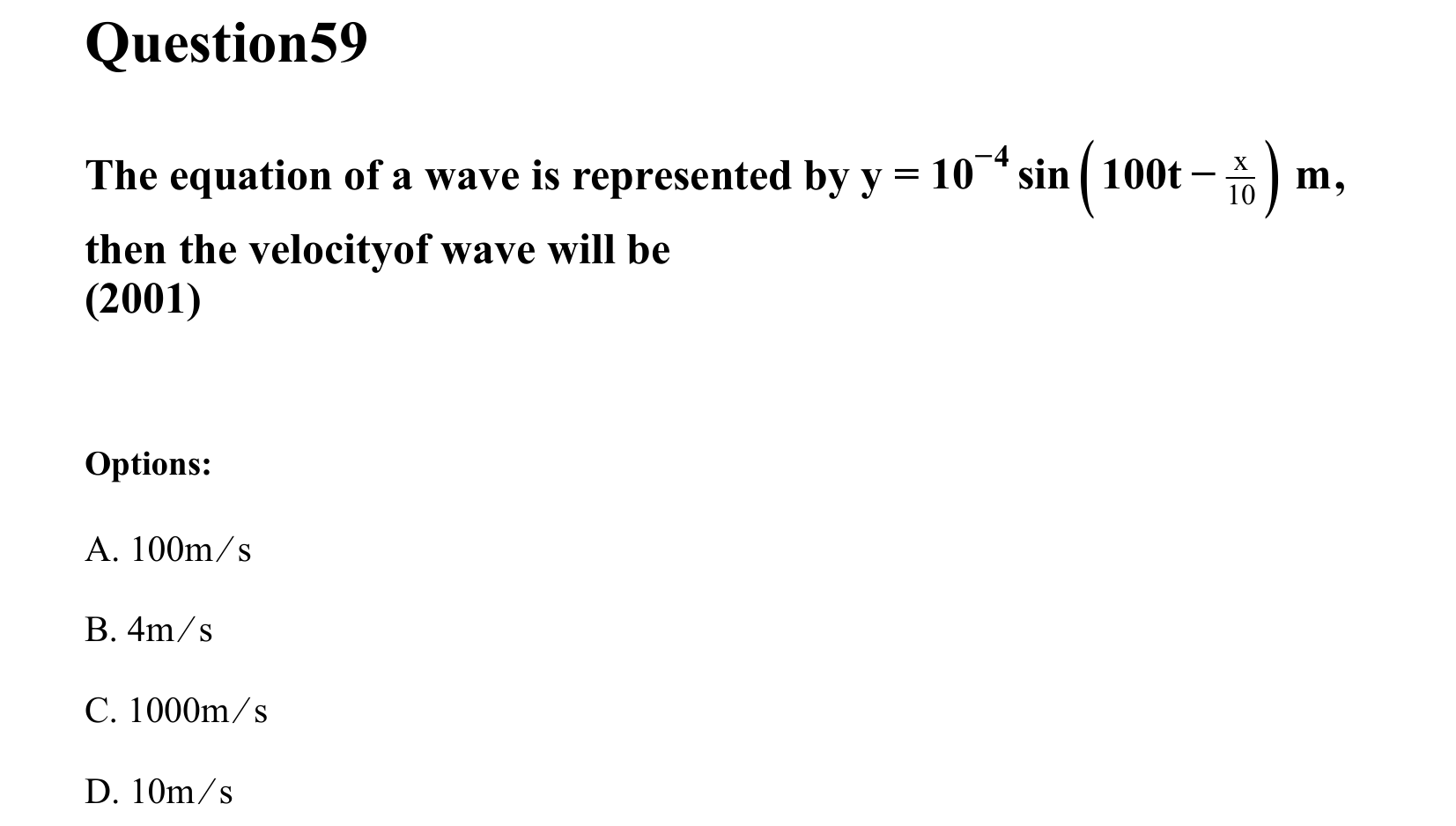Waves question 59