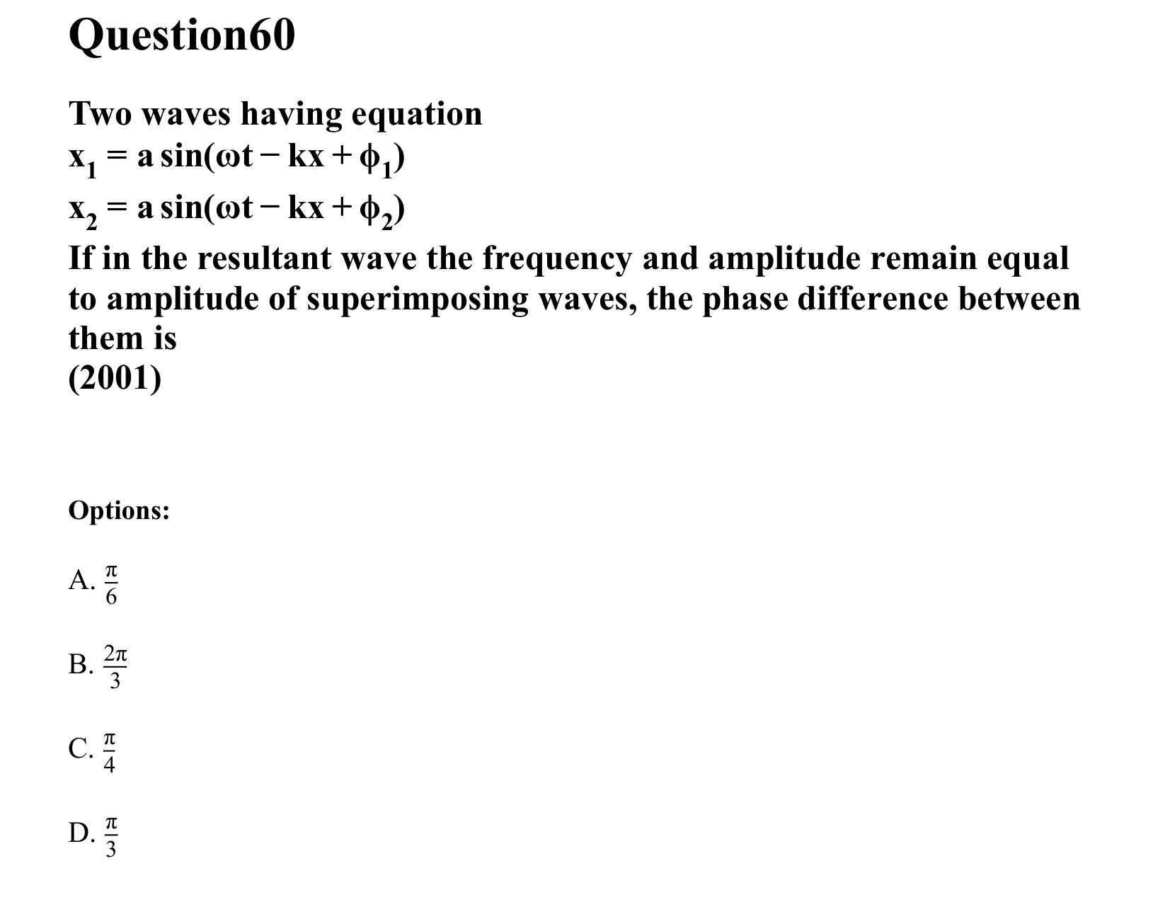 Waves question 60