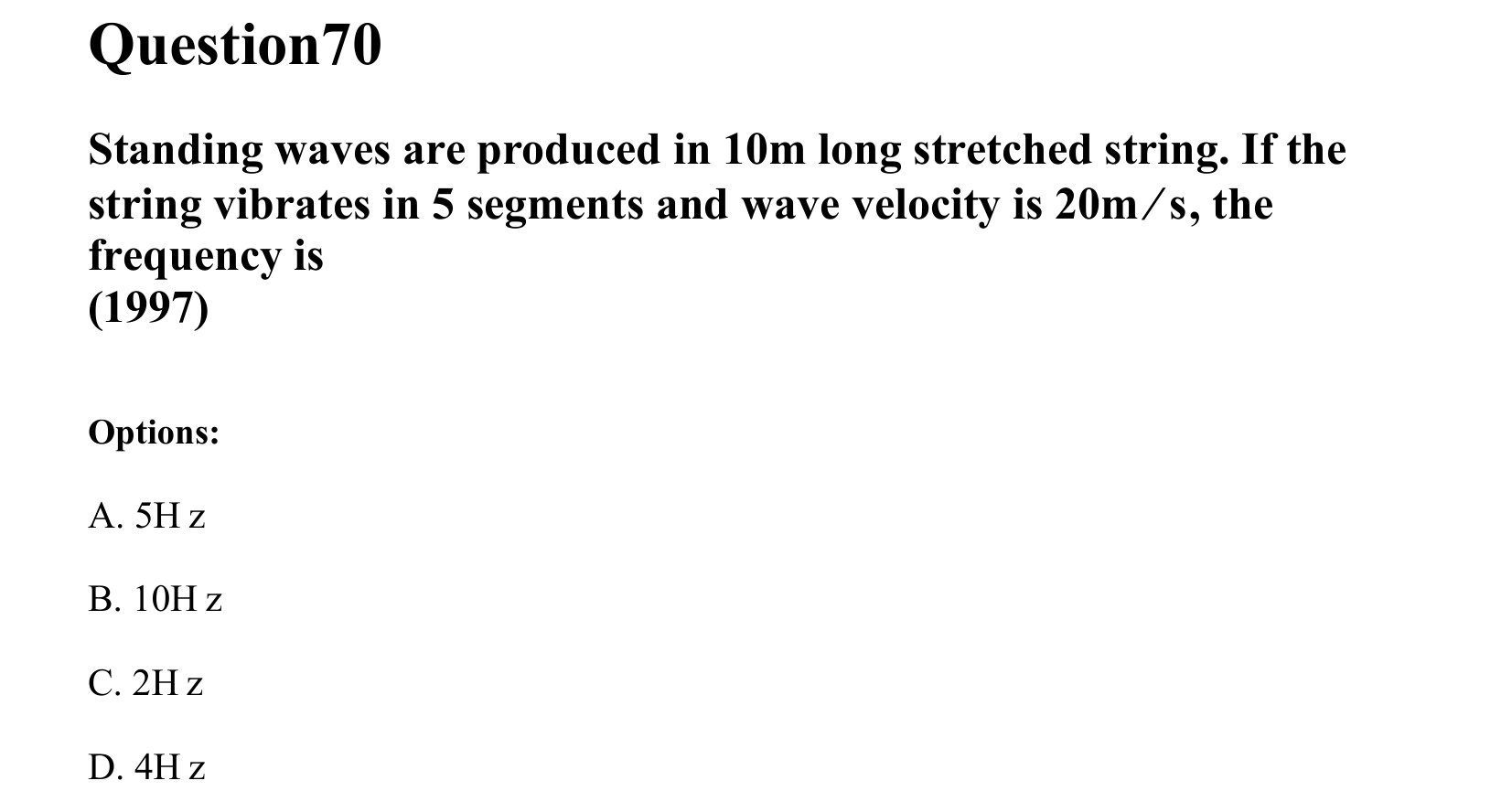 Waves question 70