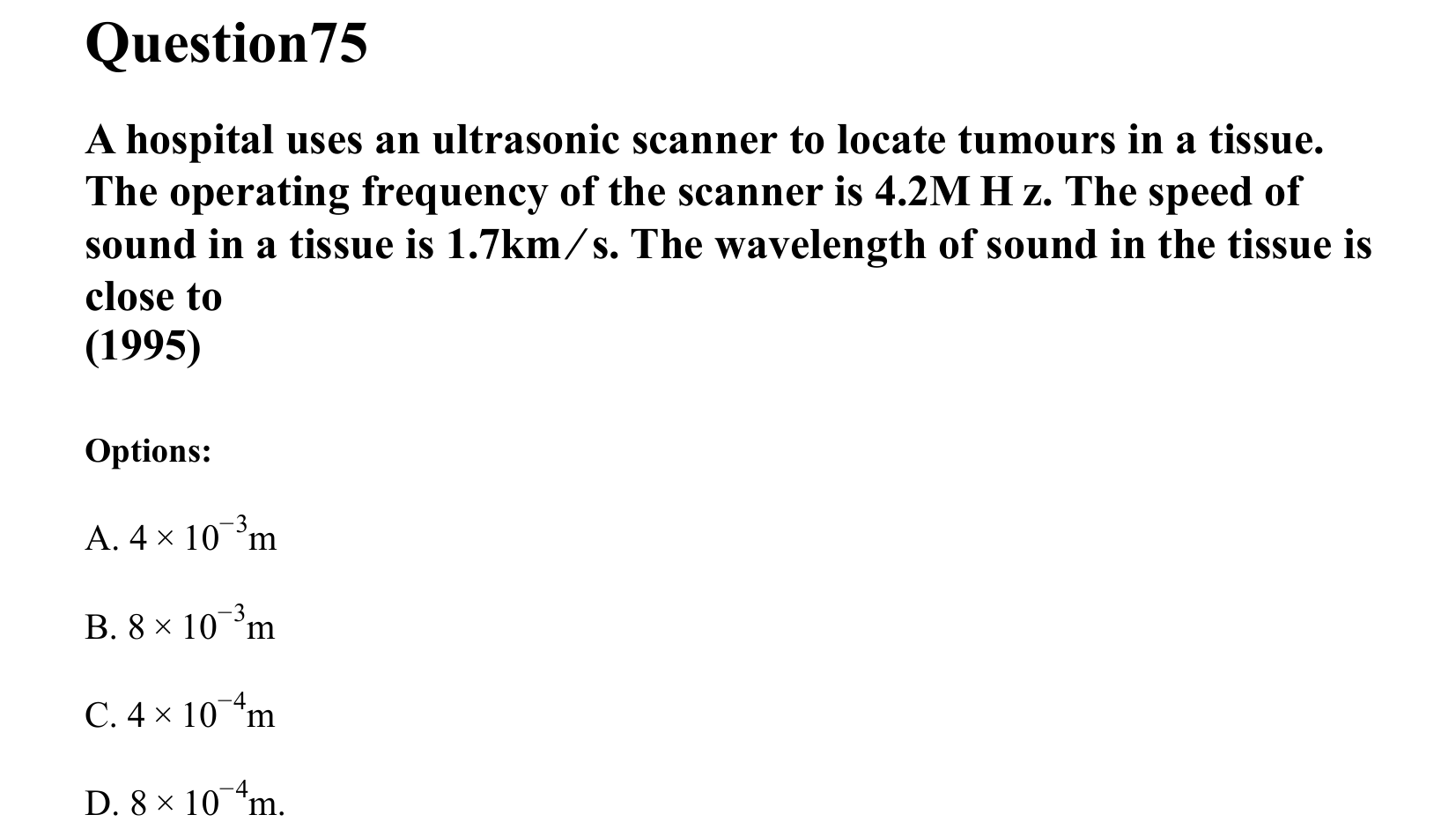 Waves question 75