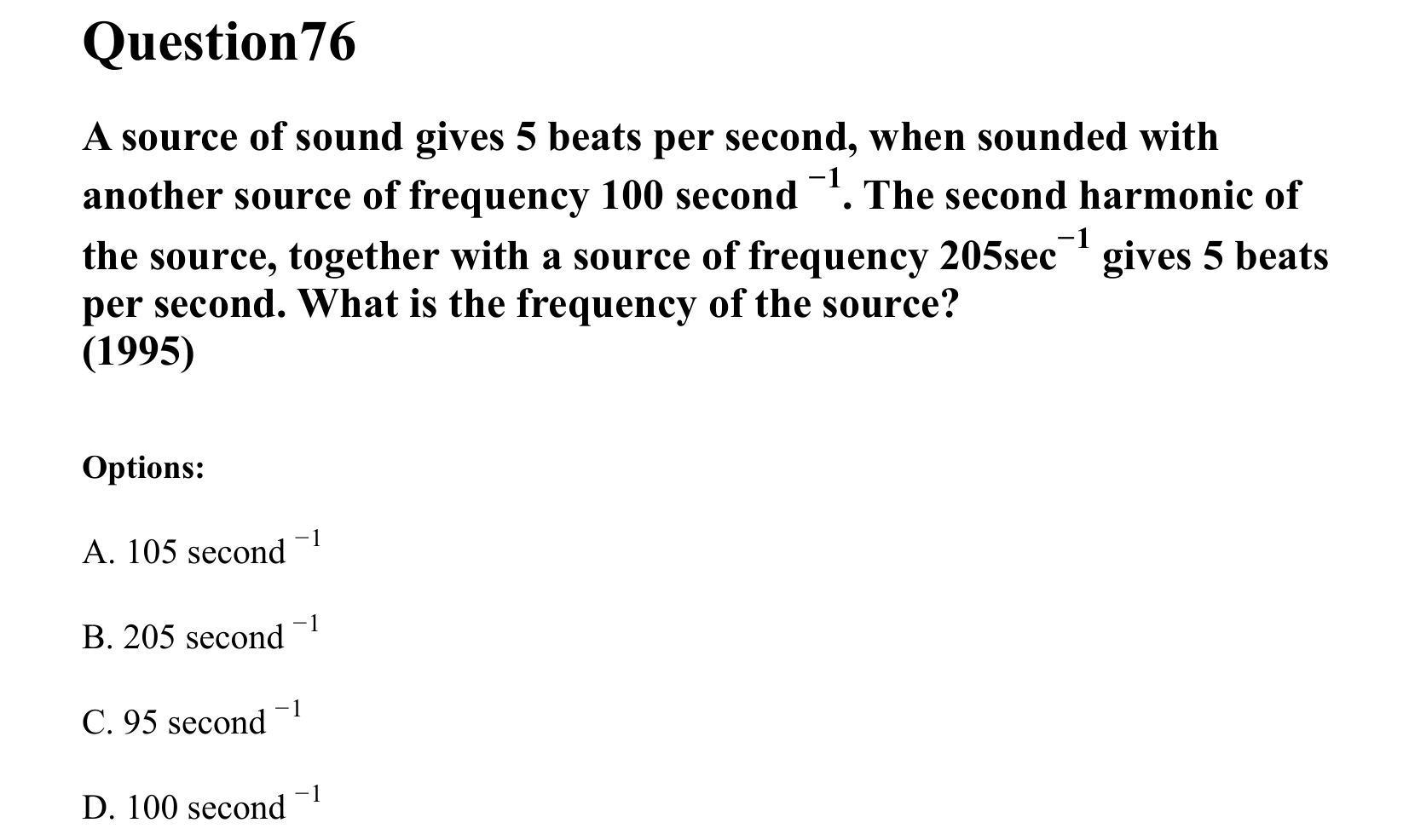 Waves question 76