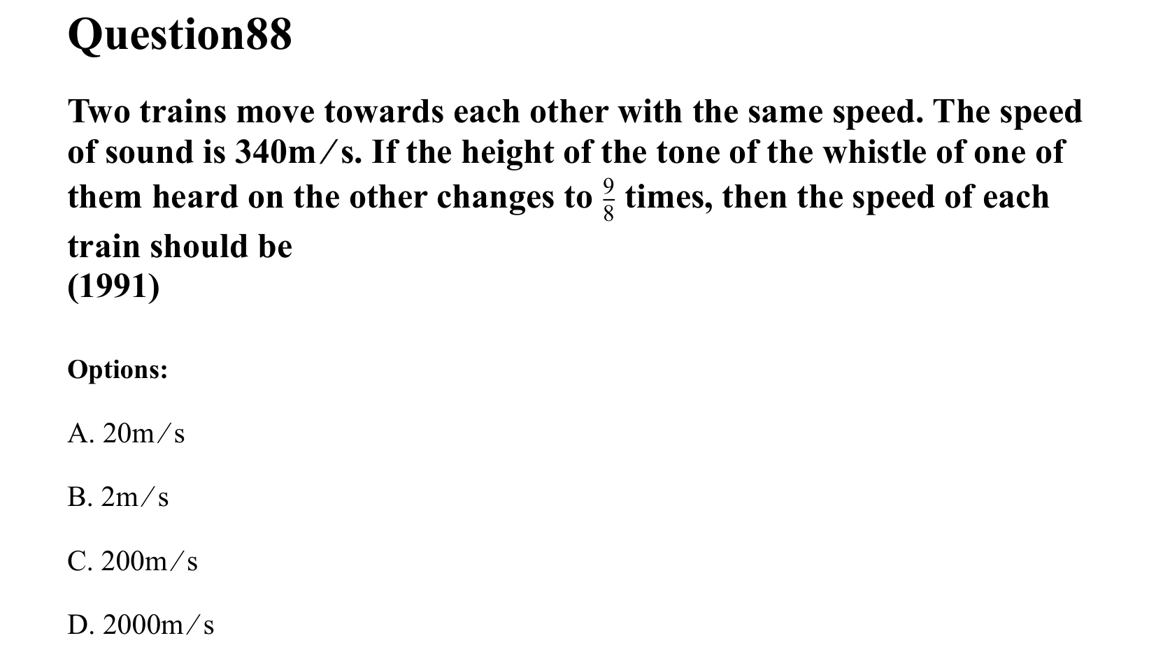 Waves question 88