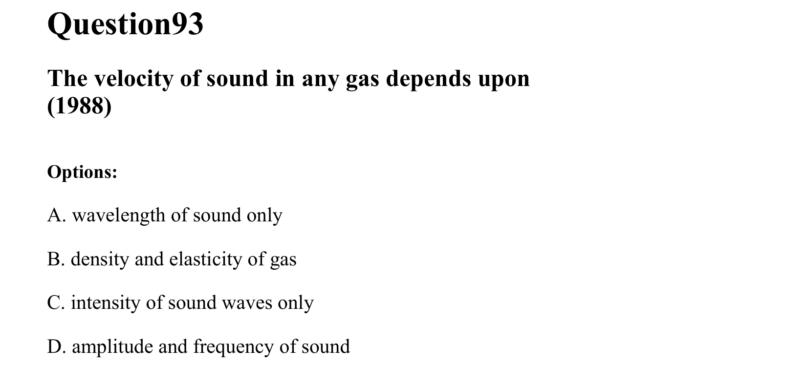 Waves question 93