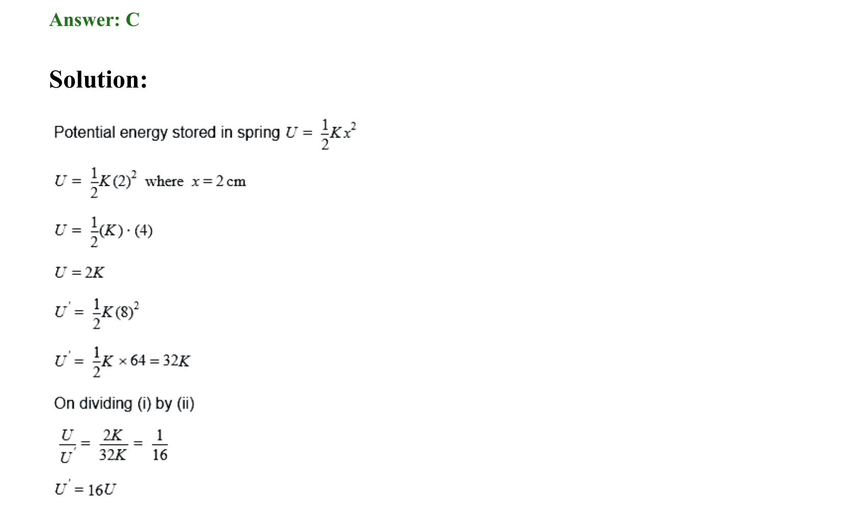 Work Energy and Power solution 7