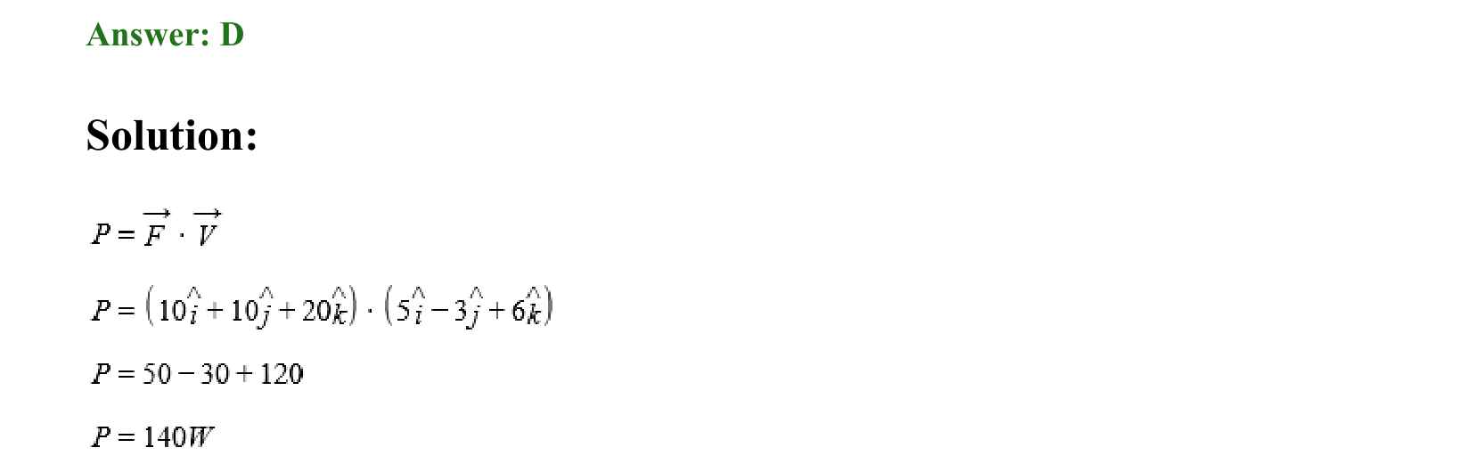 Work Energy and Power solution 10