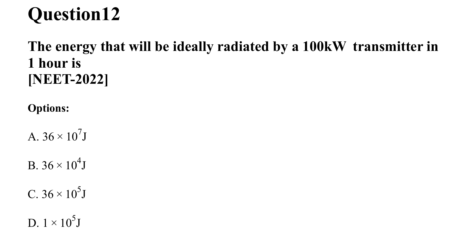 Work Energy and Power question 12