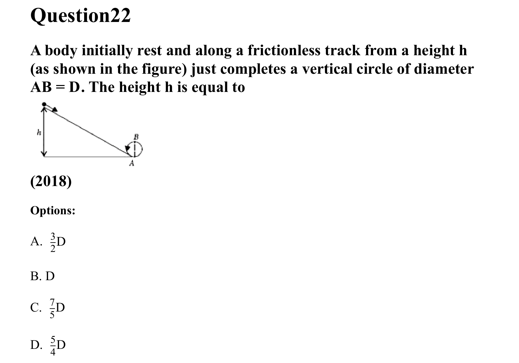 Work Energy and Power question 22