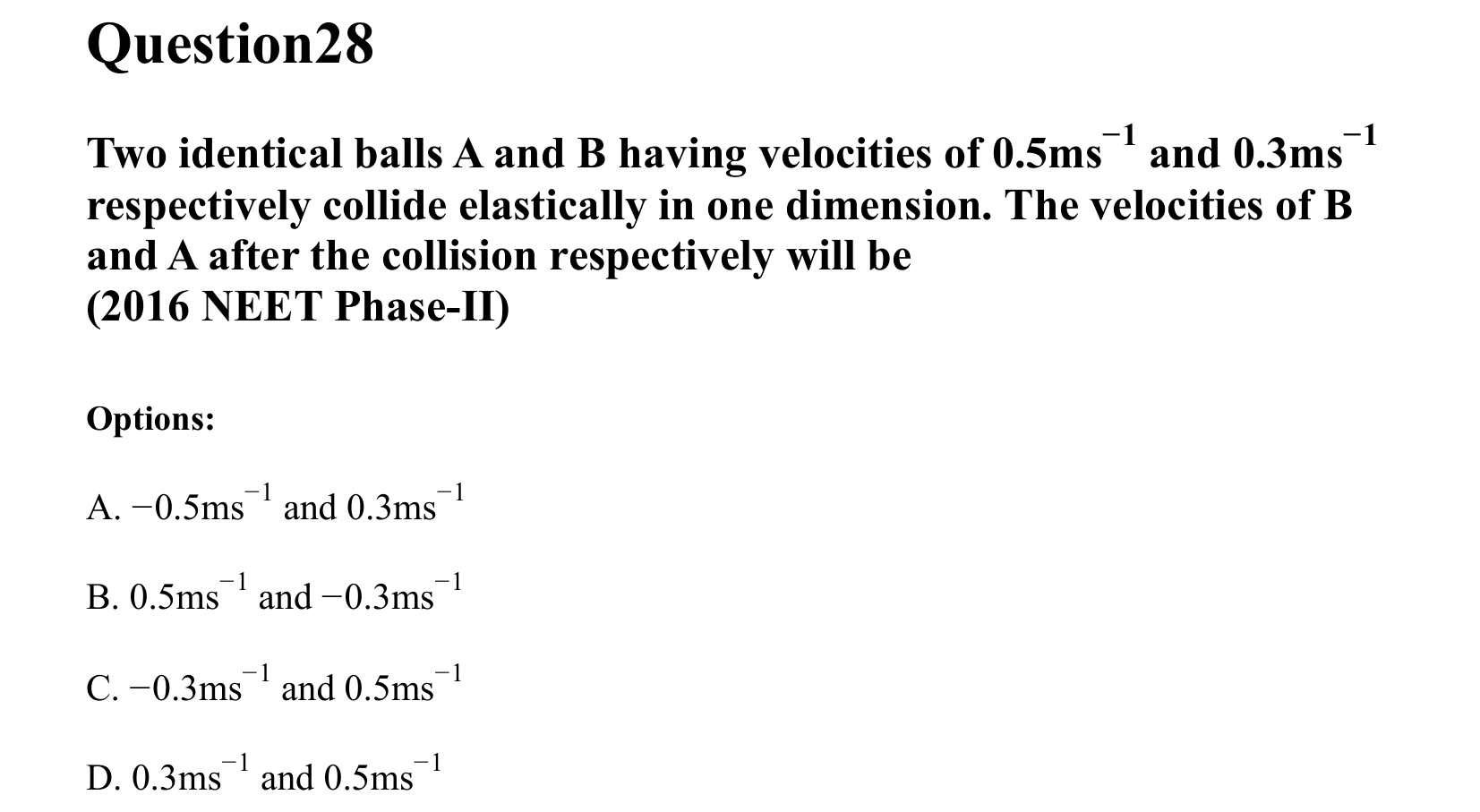 Work Energy and Power question 28