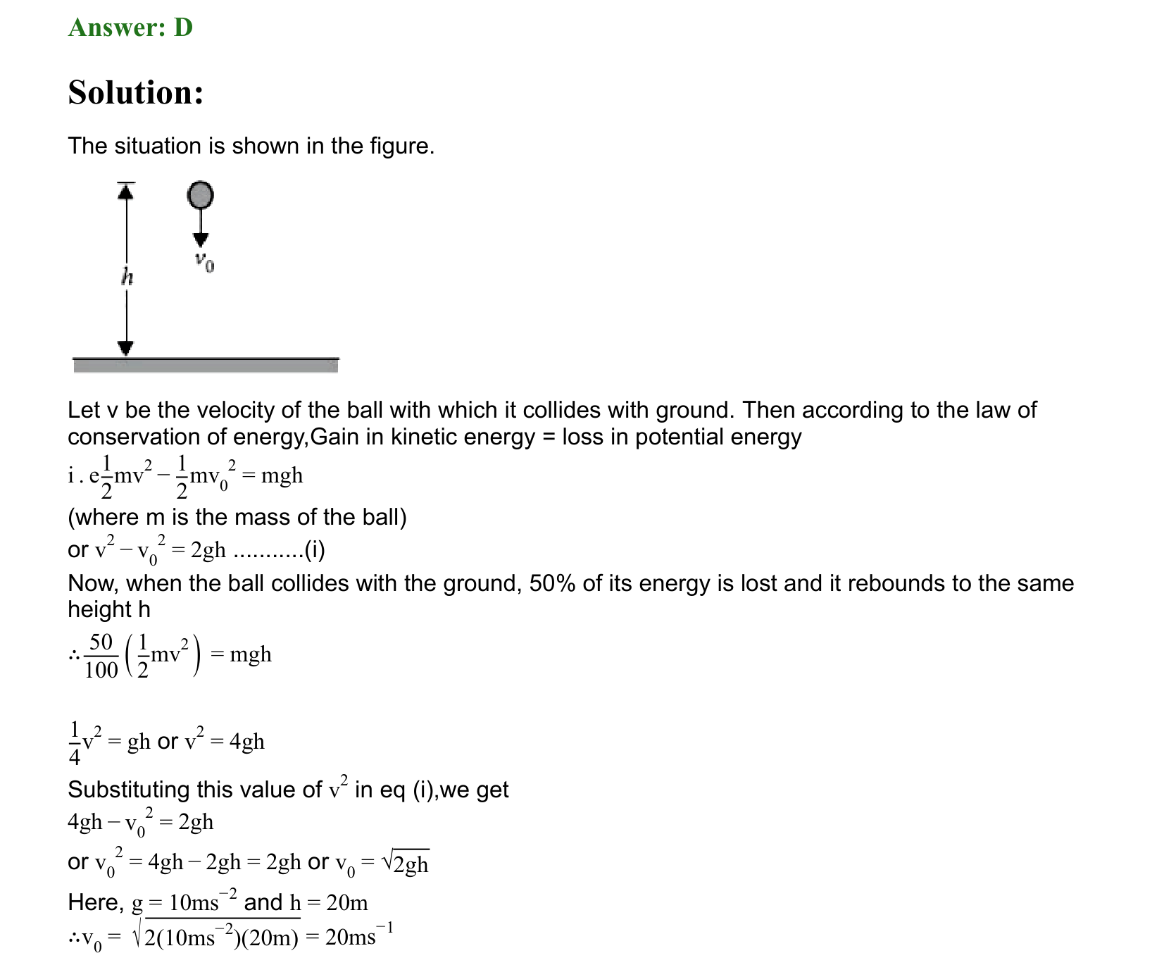 Work Energy and Power solution 32