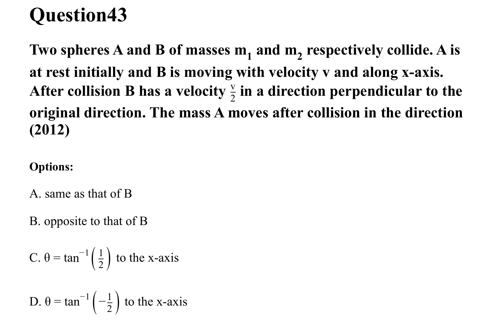 Work Energy and Power question 43