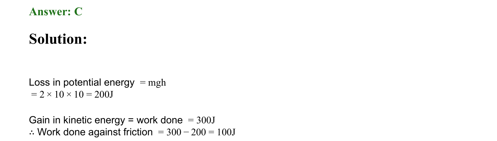 Work Energy and Power solution 60