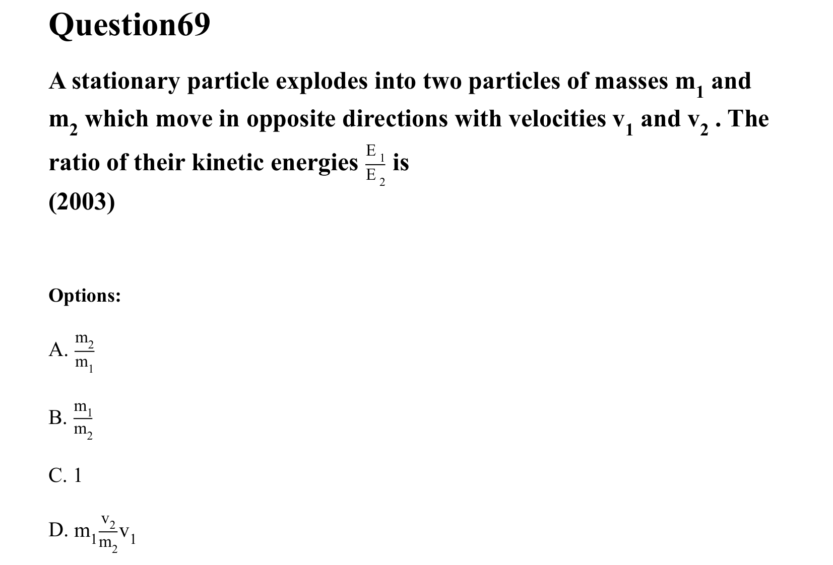 Work Energy and Power question 69