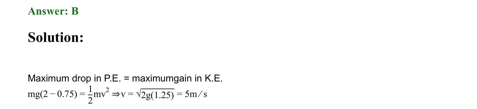 Work Energy and Power solution 71