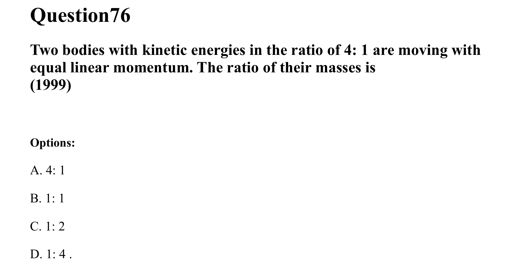Work Energy and Power question 76
