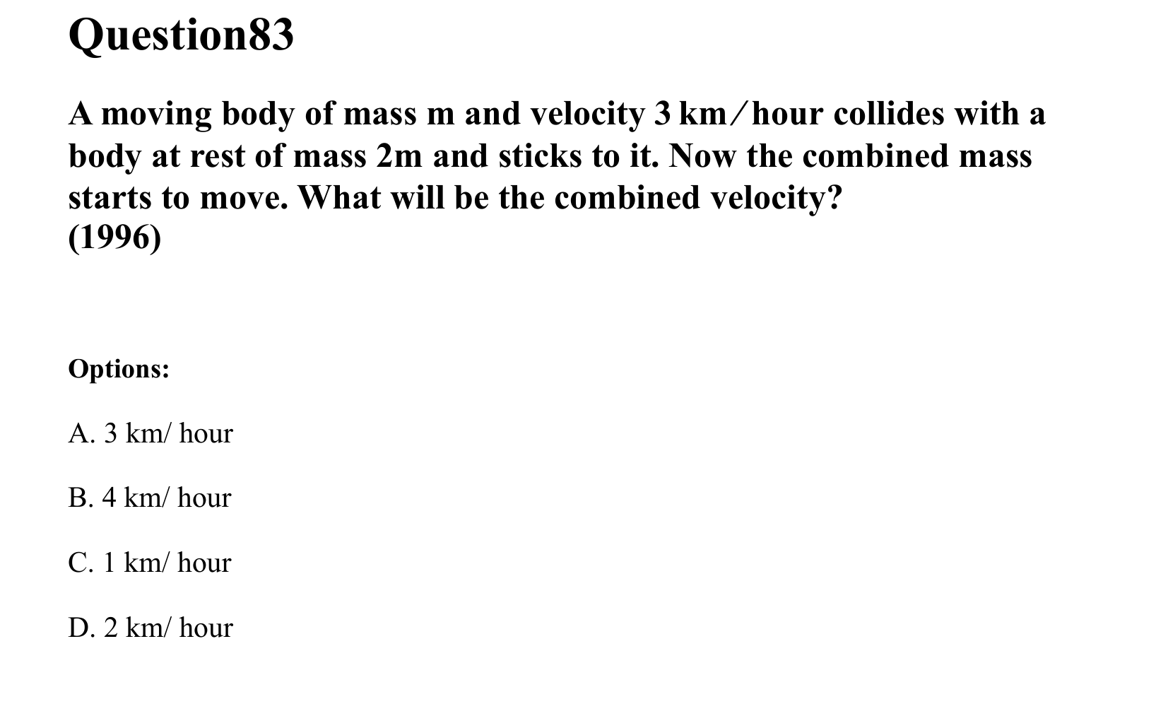 Work Energy and Power question 83