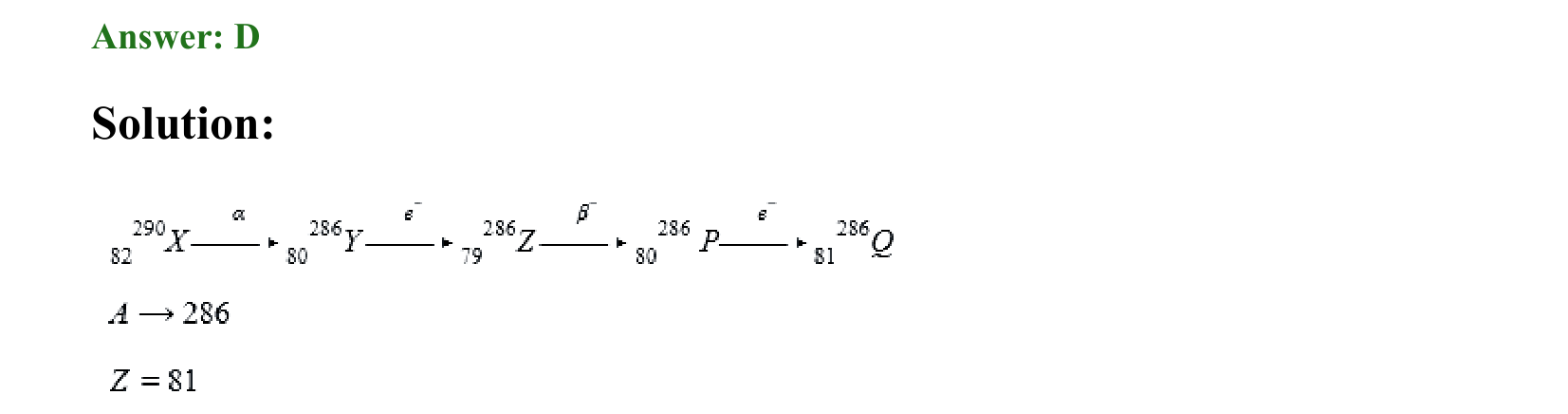 Atoms and Nuclei solution 14