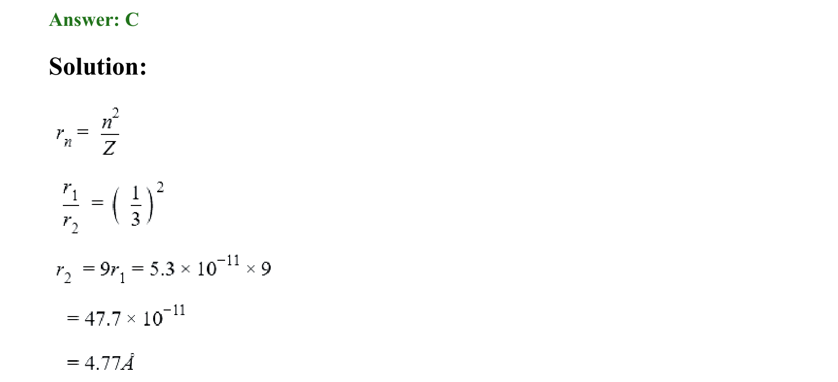 Atoms and Nuclei solution 16