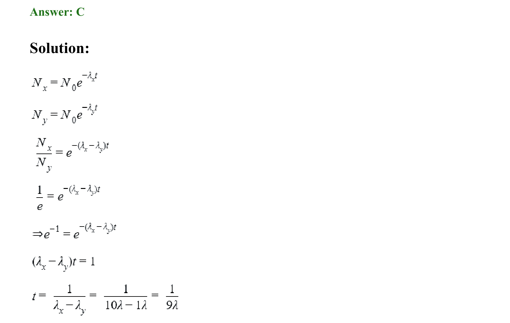 Atoms and Nuclei solution 23