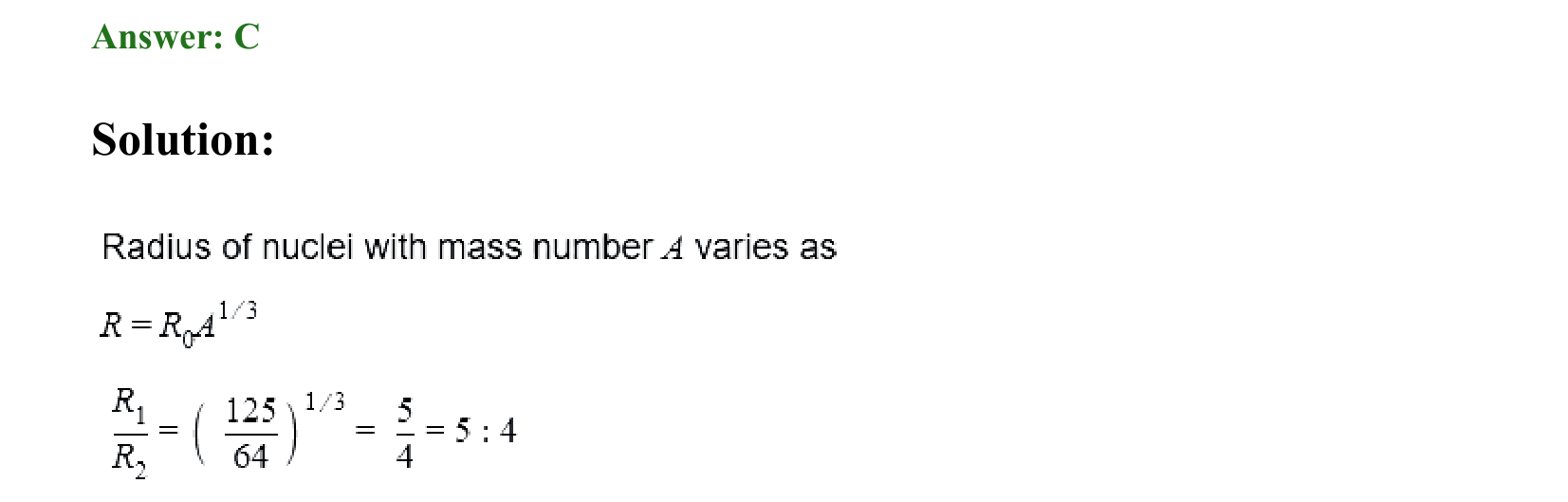 Atoms and Nuclei solution 26