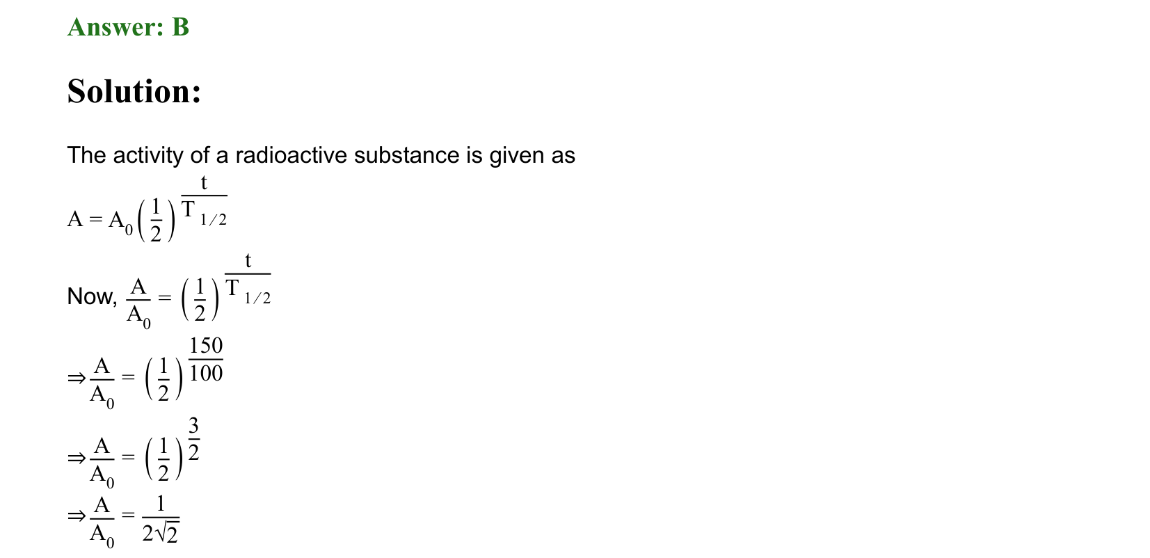 Atoms and Nuclei solution 28