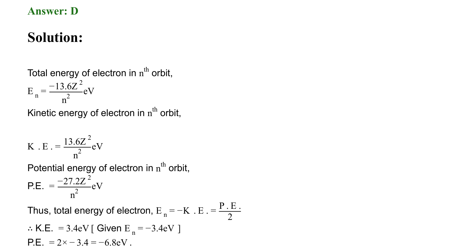 Atoms and Nuclei solution 33