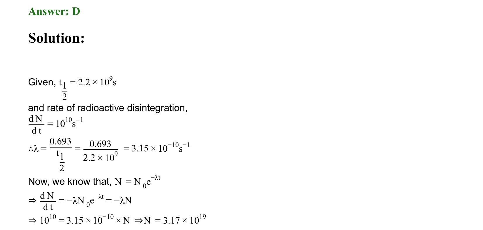Atoms and Nuclei solution 36