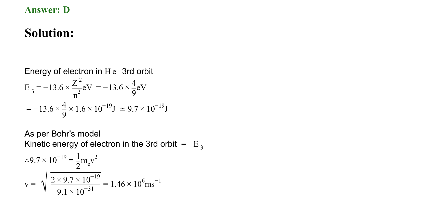 Atoms and Nuclei solution 46