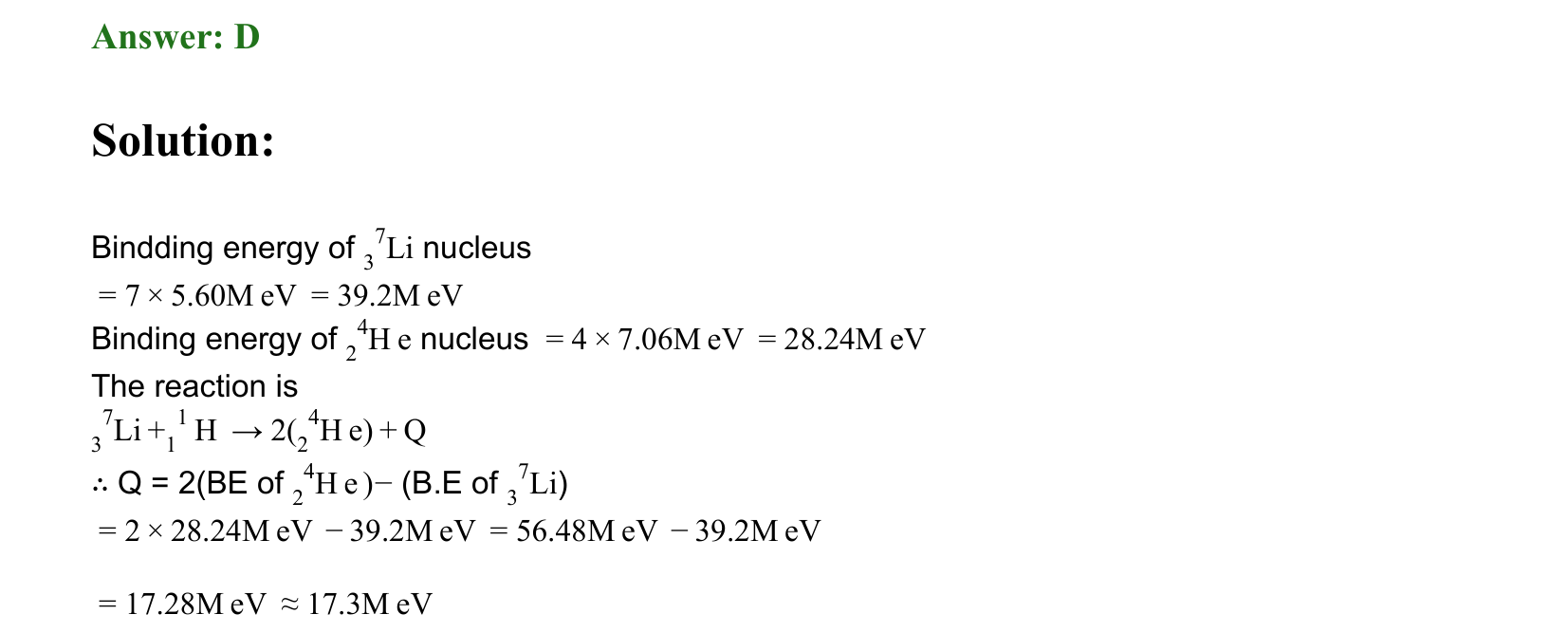 Atoms and Nuclei solution 50