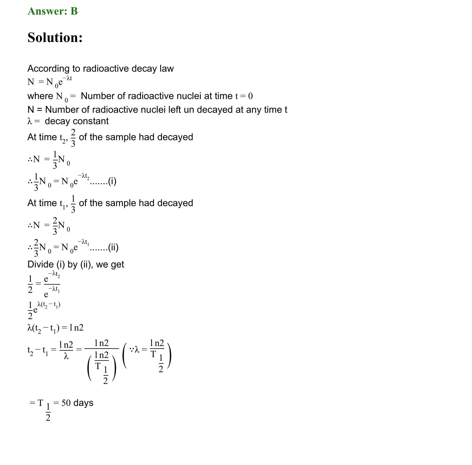 Atoms and Nuclei solution 63