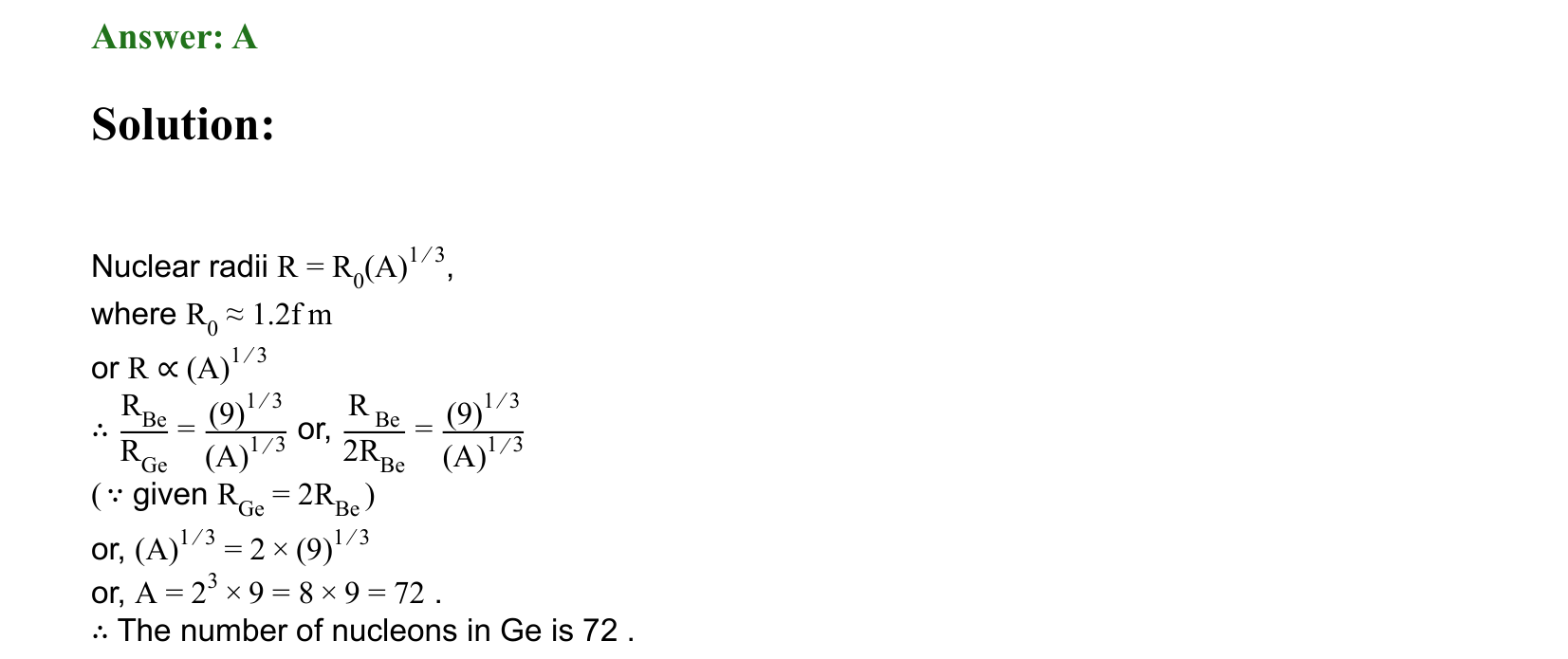 Atoms and Nuclei solution 95