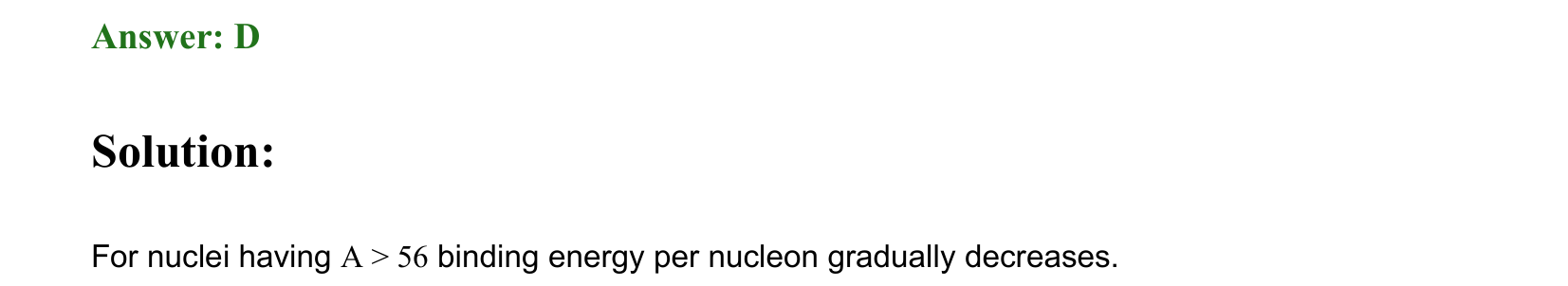 Atoms and Nuclei solution 101