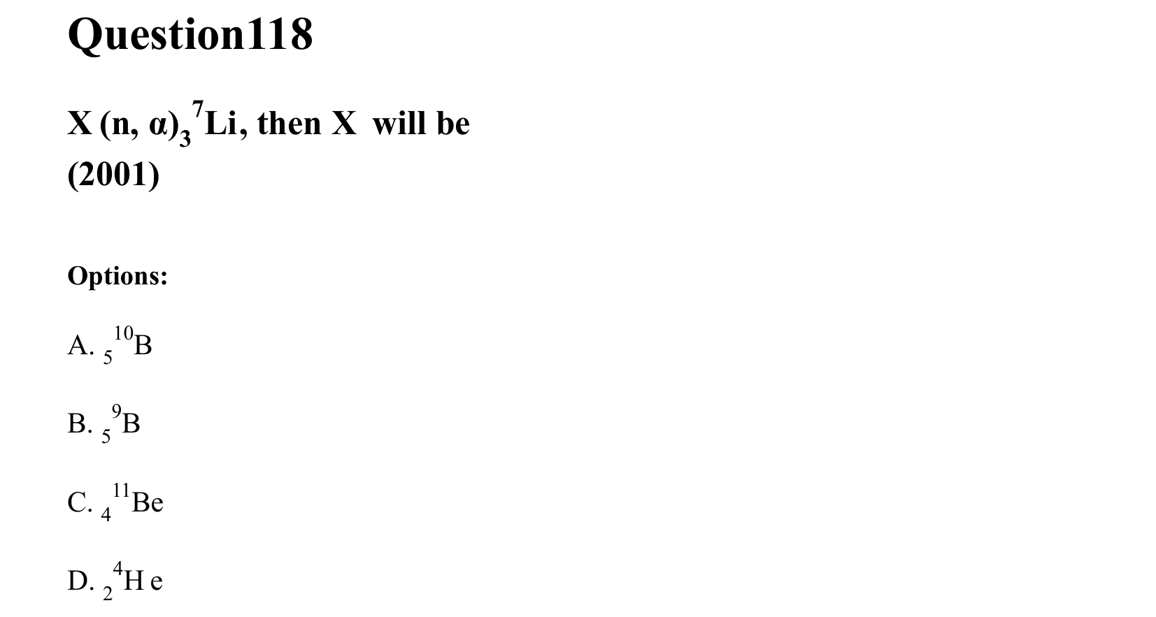 Atoms and Nuclei question 118
