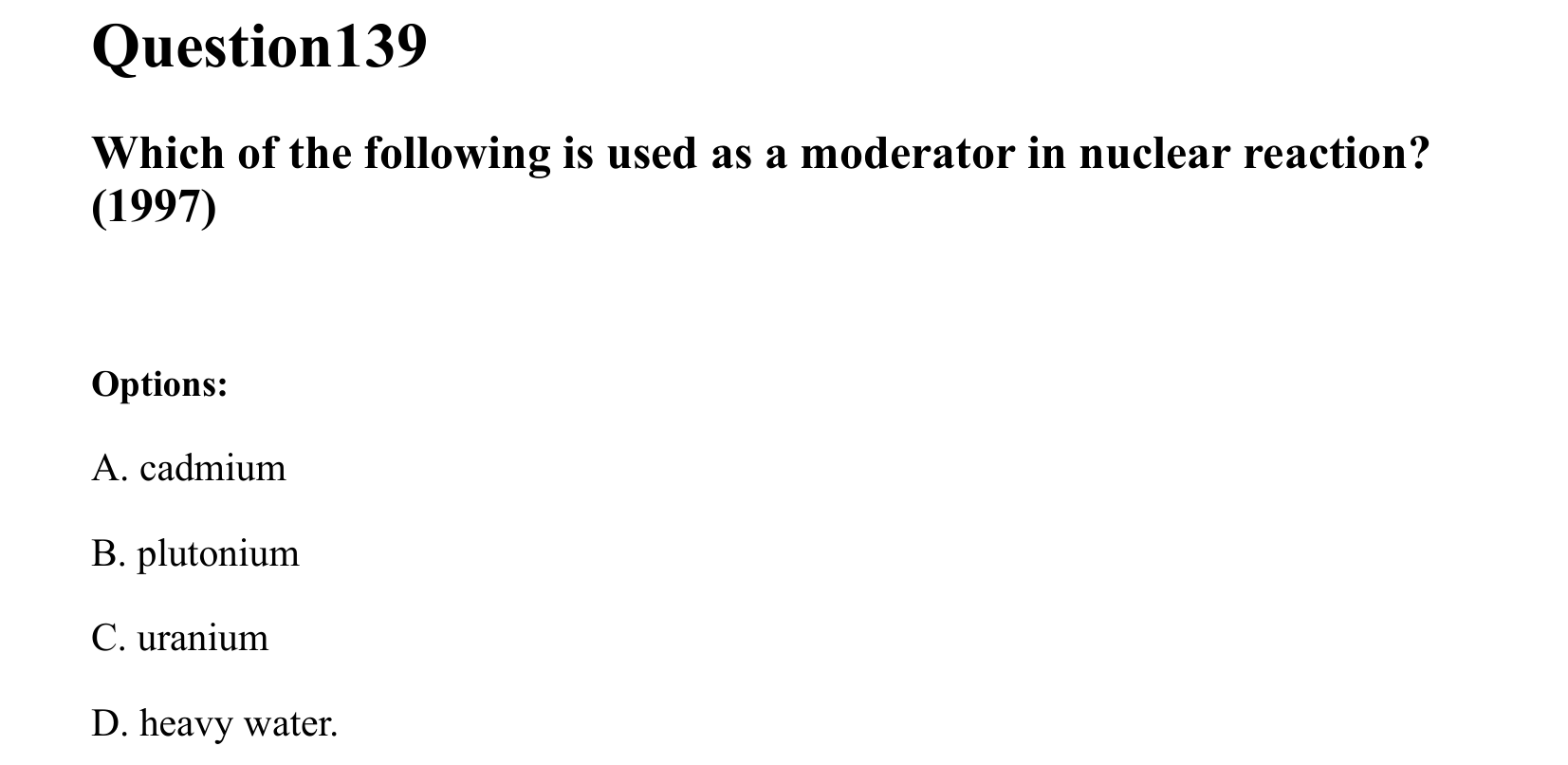 Atoms and Nuclei question 139