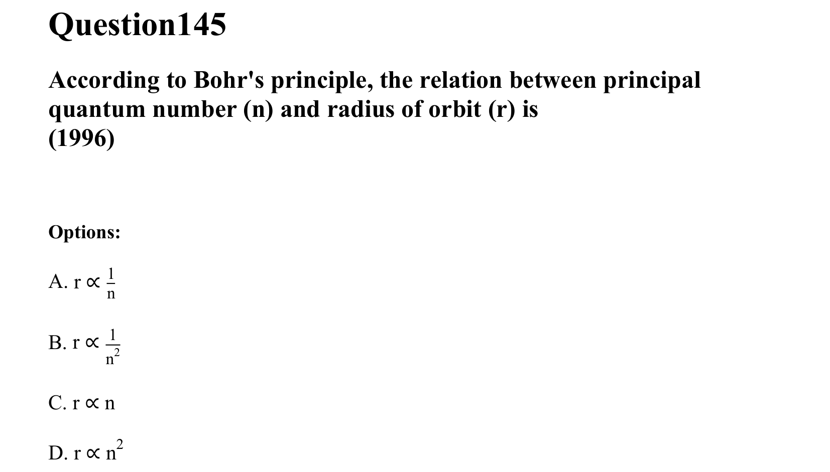 Atoms and Nuclei question 145
