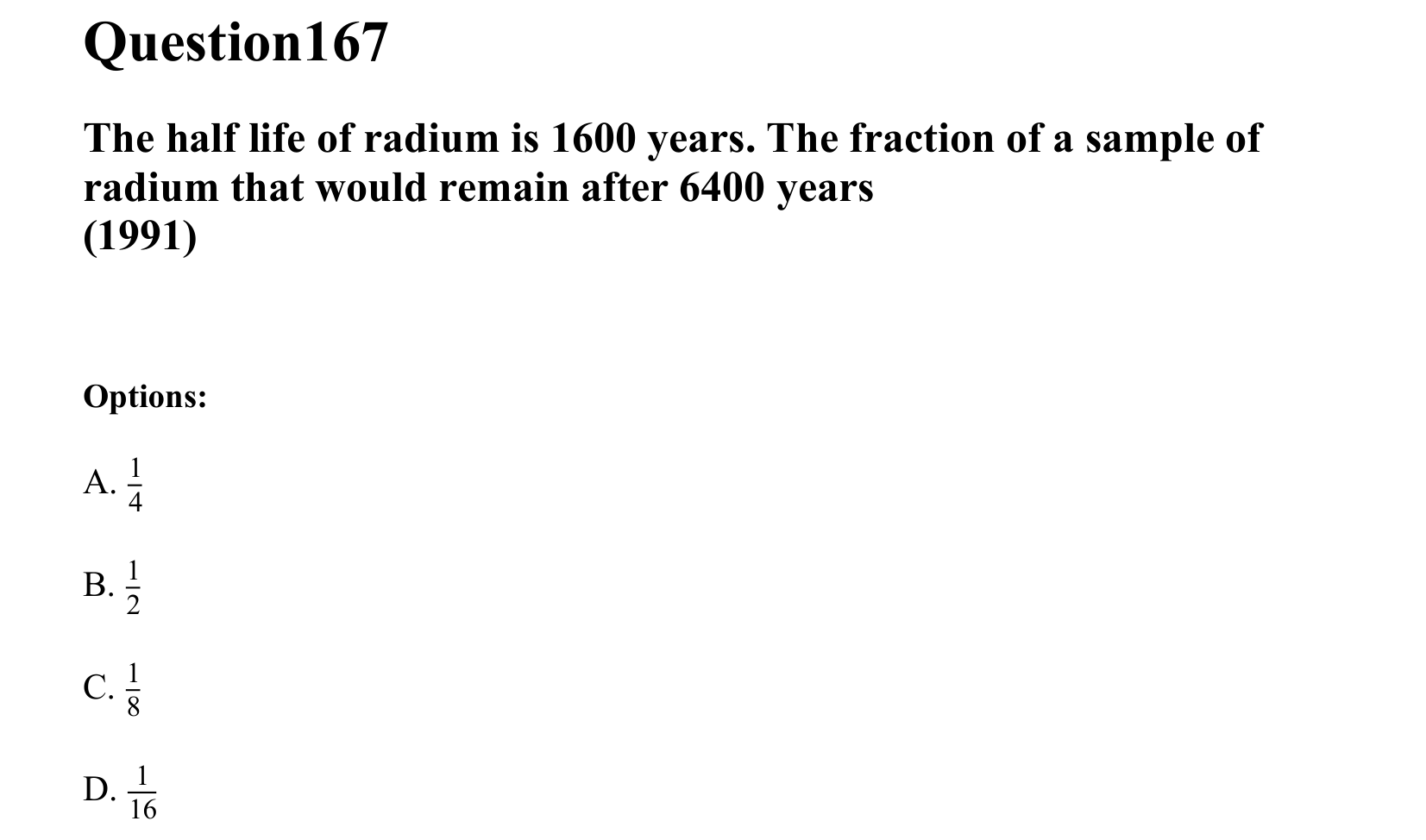 Atoms and Nuclei question 167