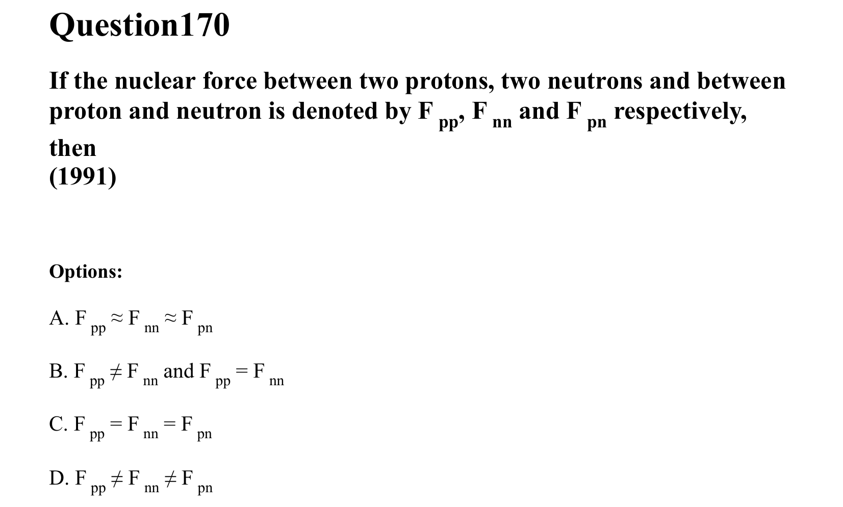 Atoms and Nuclei question 170
