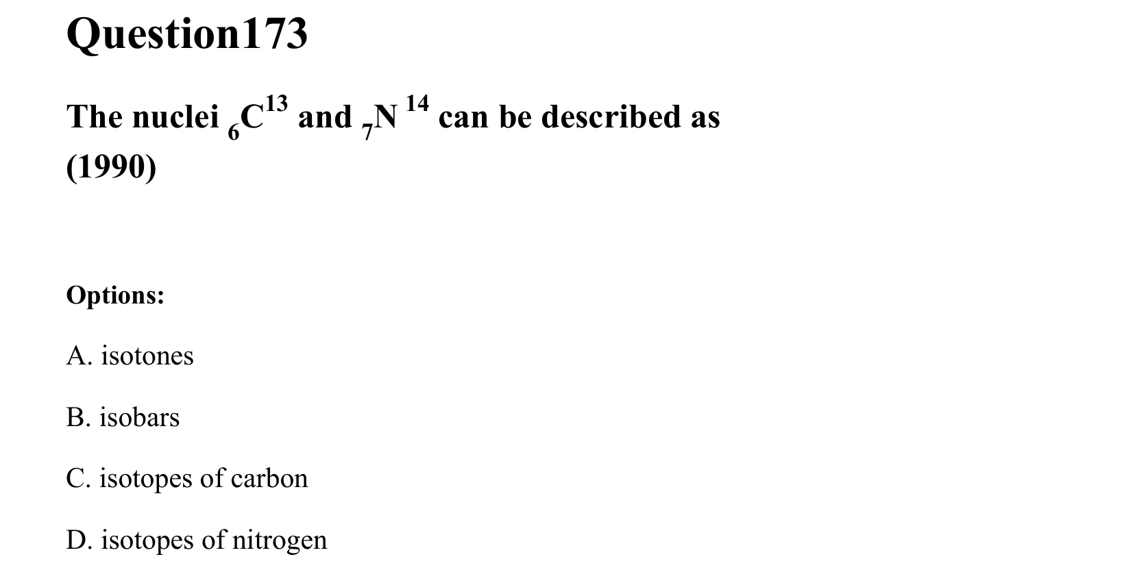 Atoms and Nuclei question 173