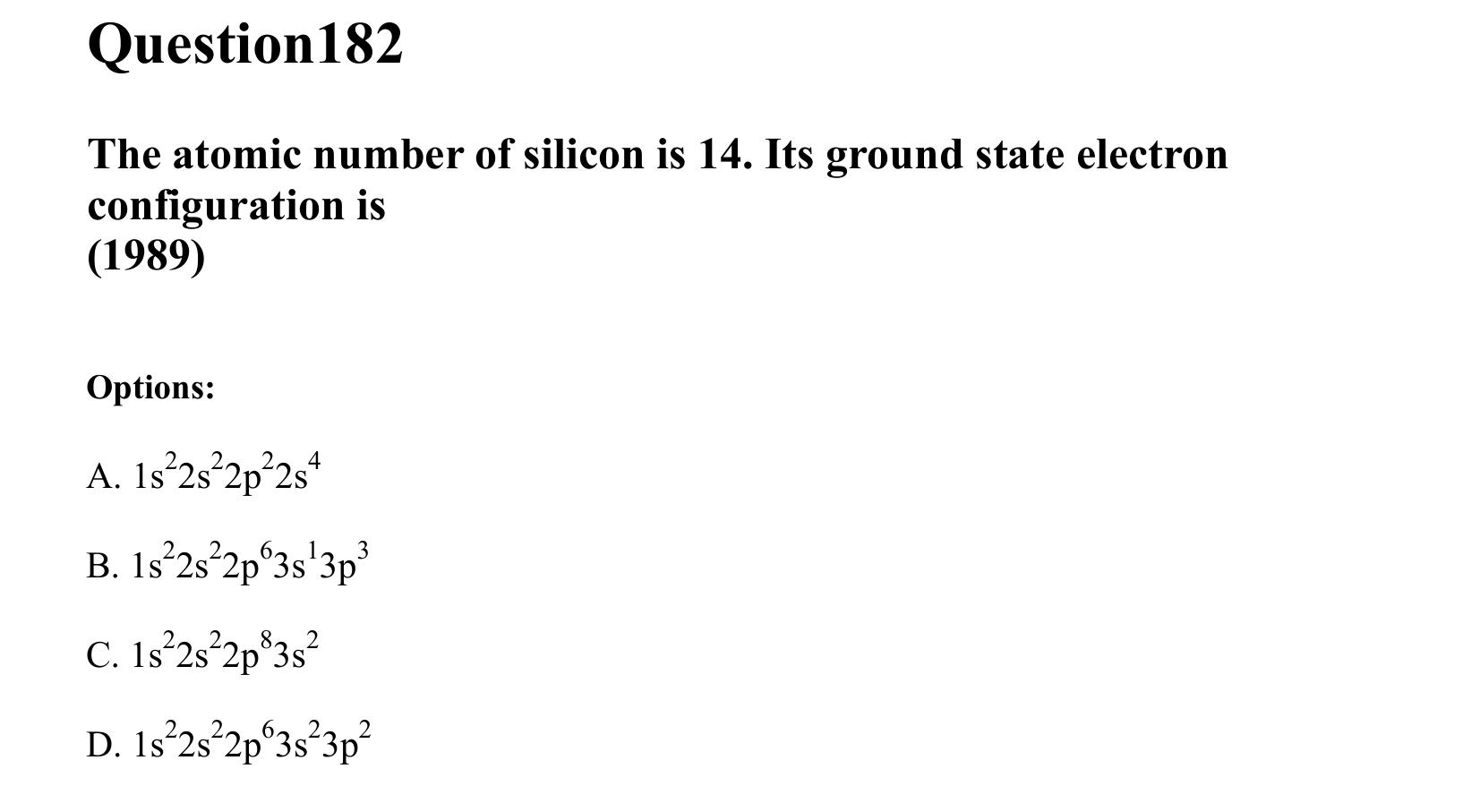 Atoms and Nuclei question 182