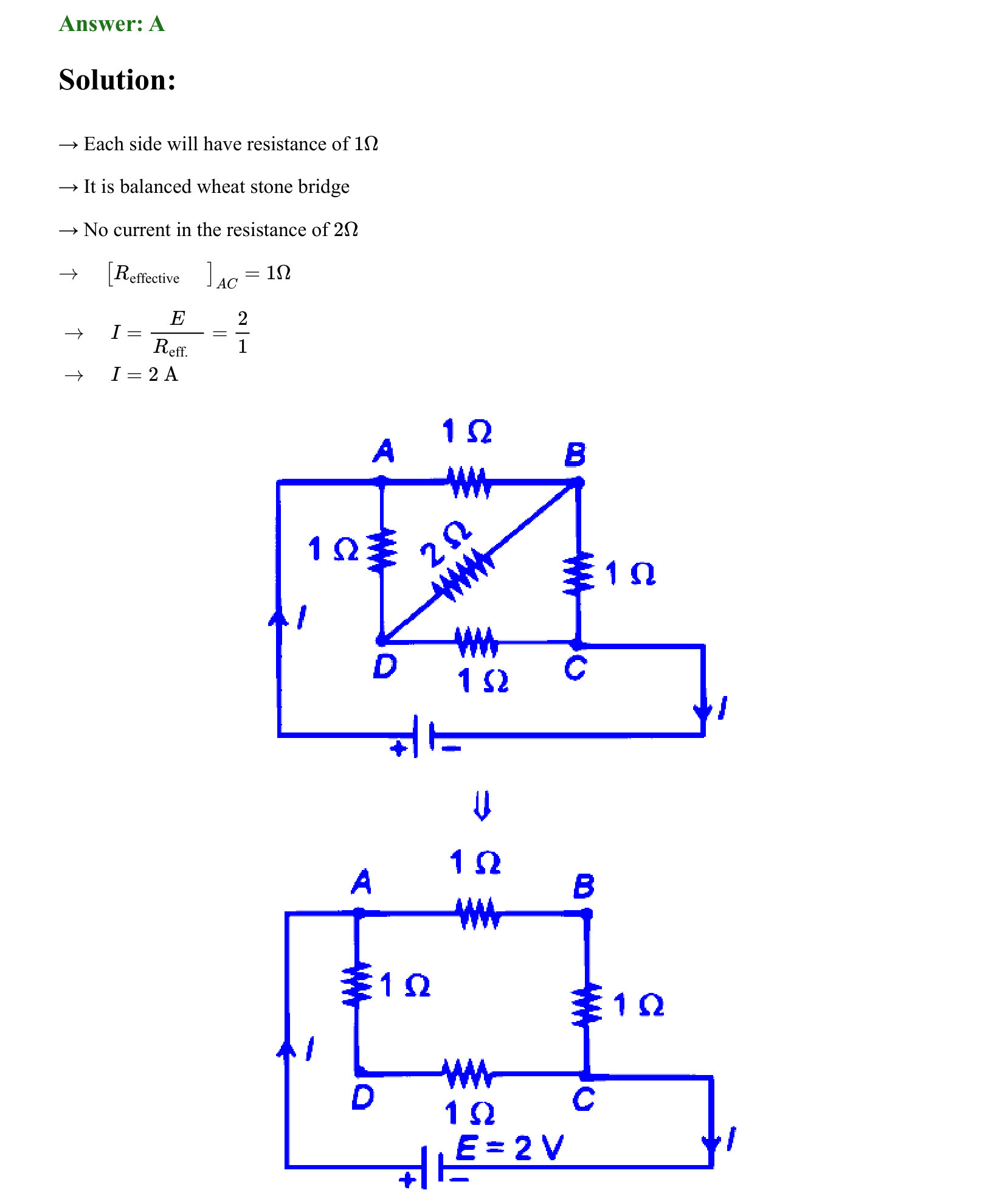 Current Electricity solution 4