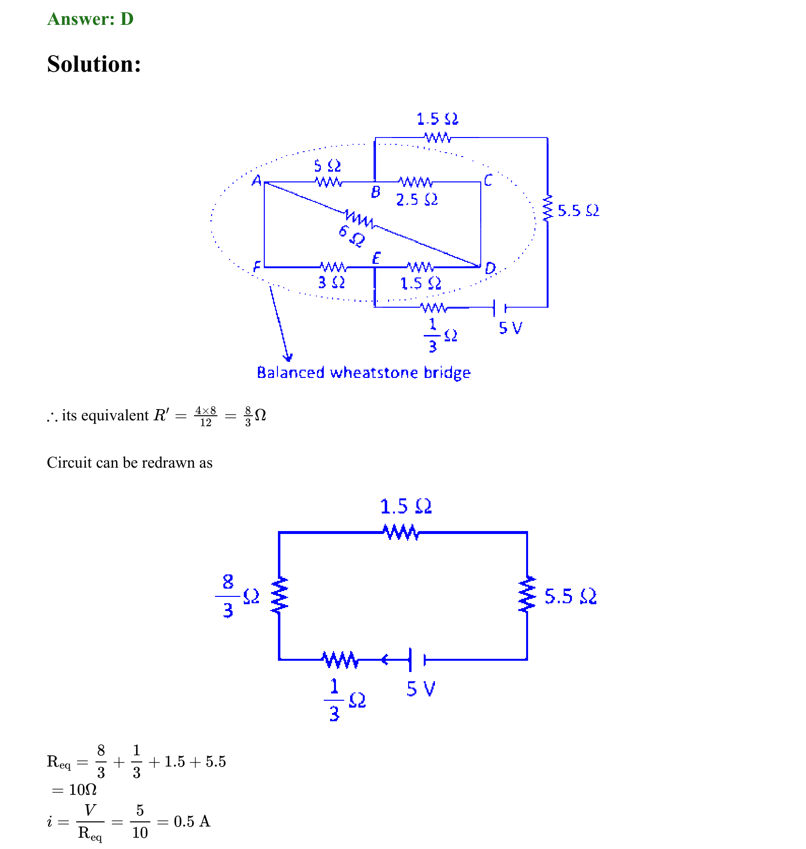 Current Electricity solution 9