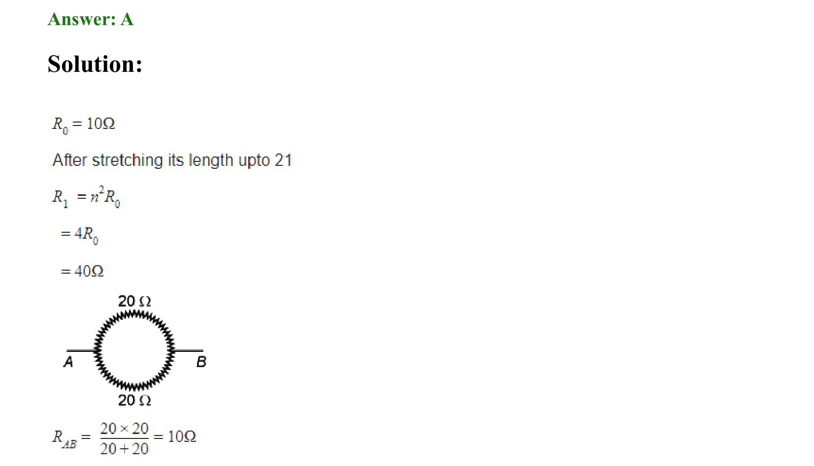 Current Electricity solution 11
