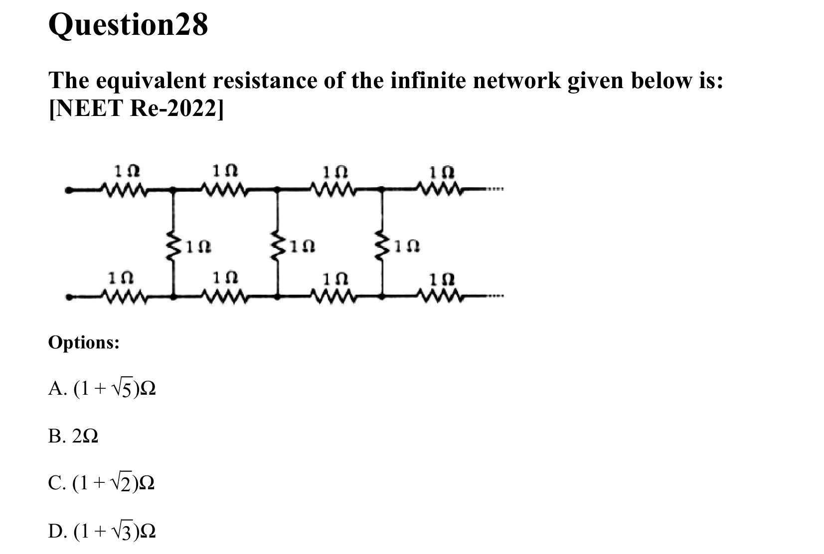 Current Electricity question 28