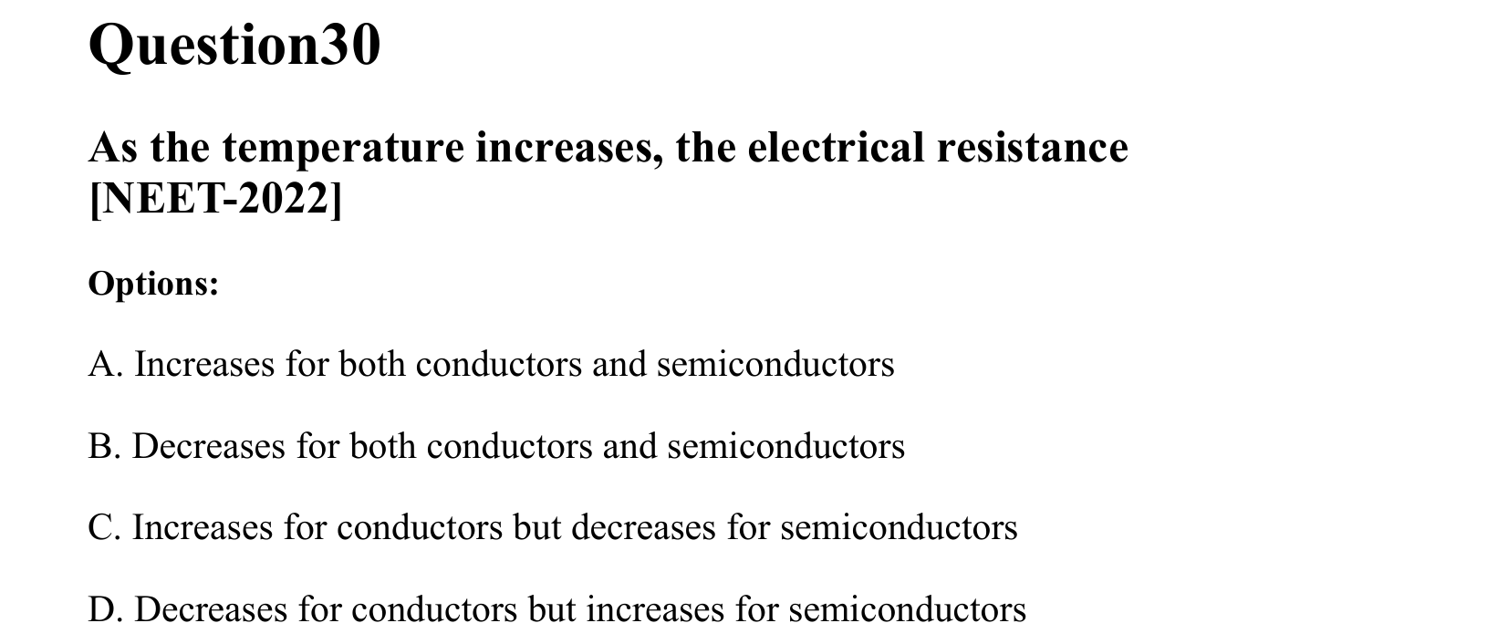 Current Electricity question 30