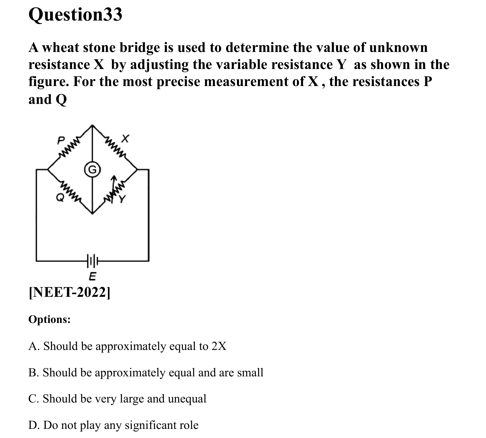 Current Electricity question 33