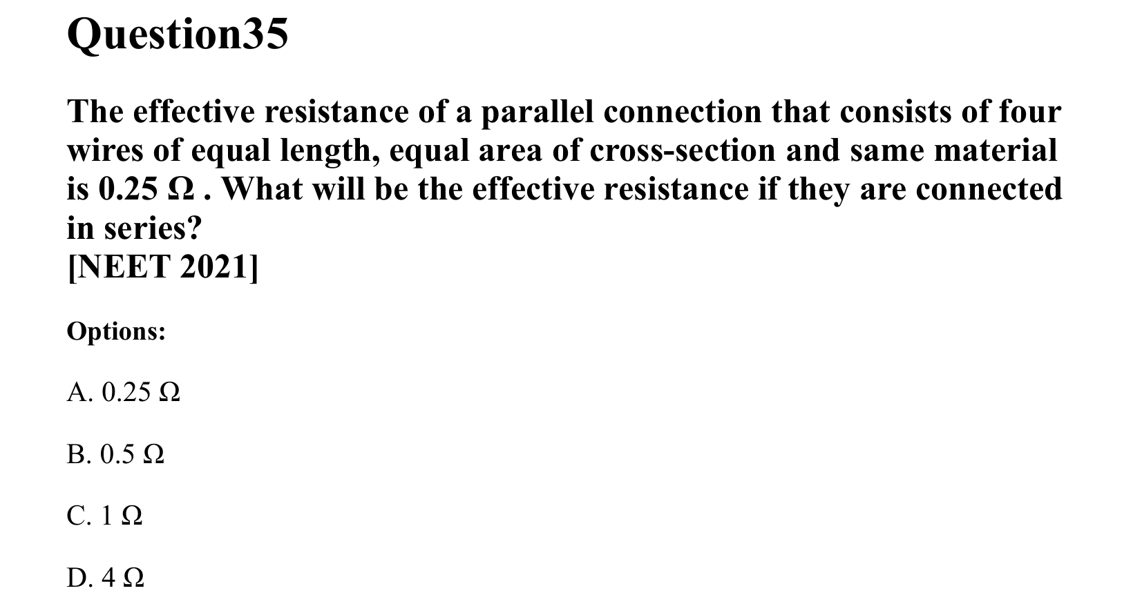 Current Electricity question 35