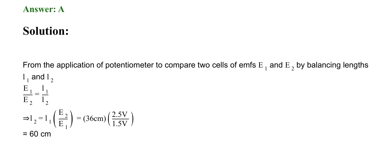 Current Electricity solution 36