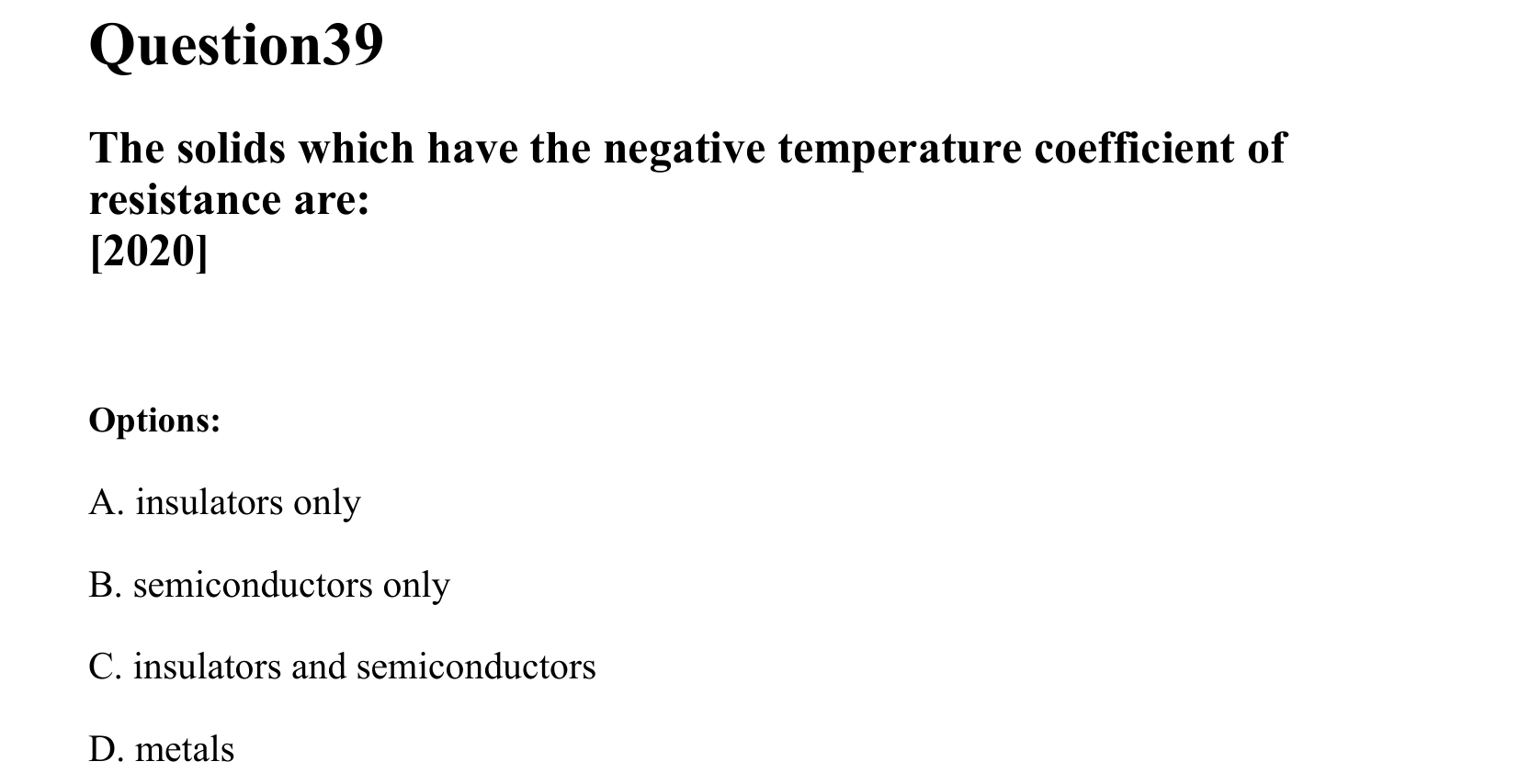 Current Electricity question 39