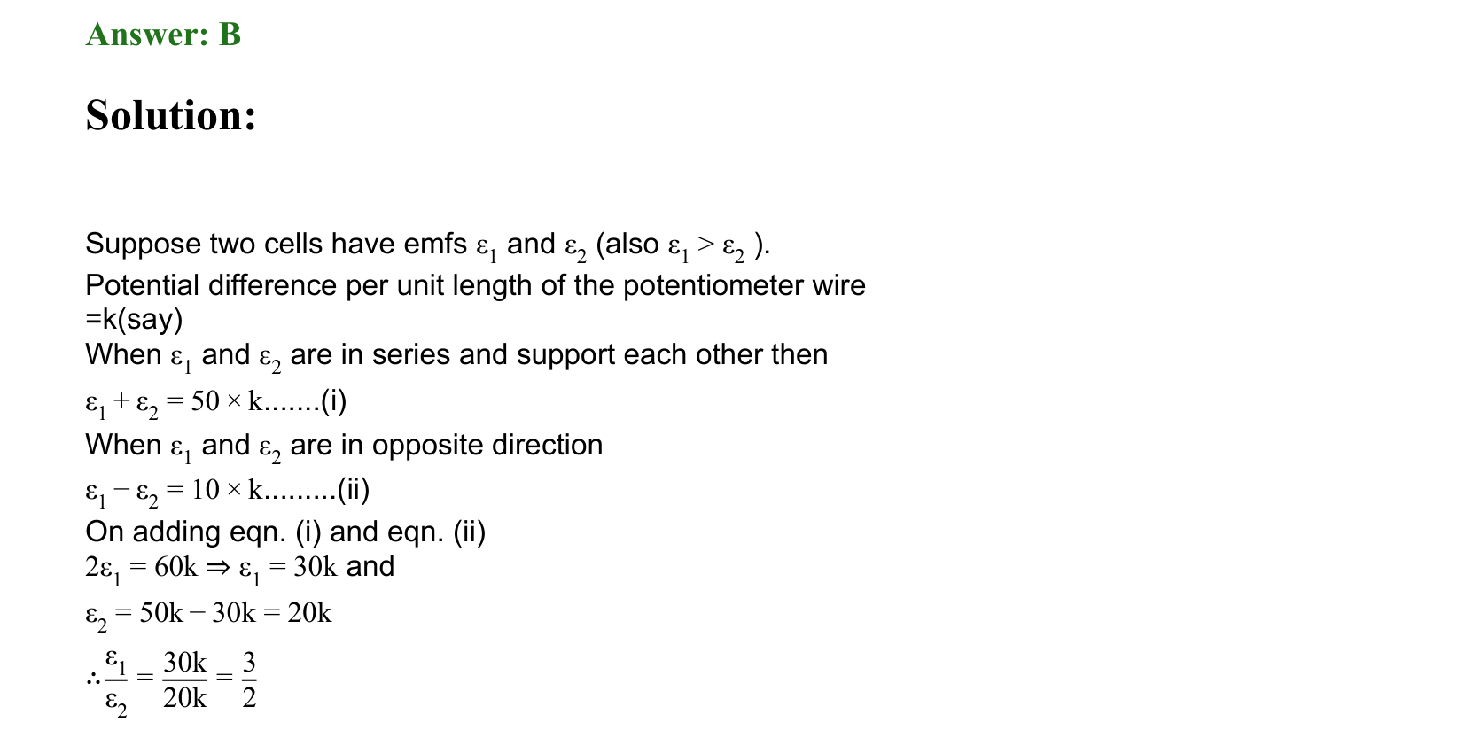 Current Electricity solution 52