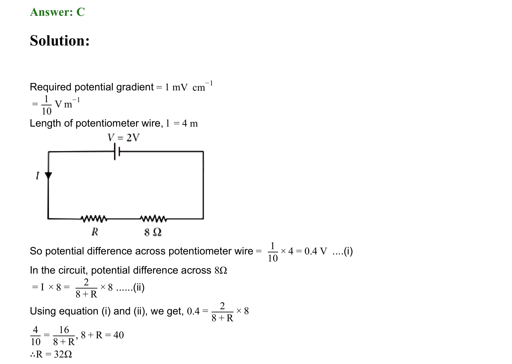 Current Electricity solution 58