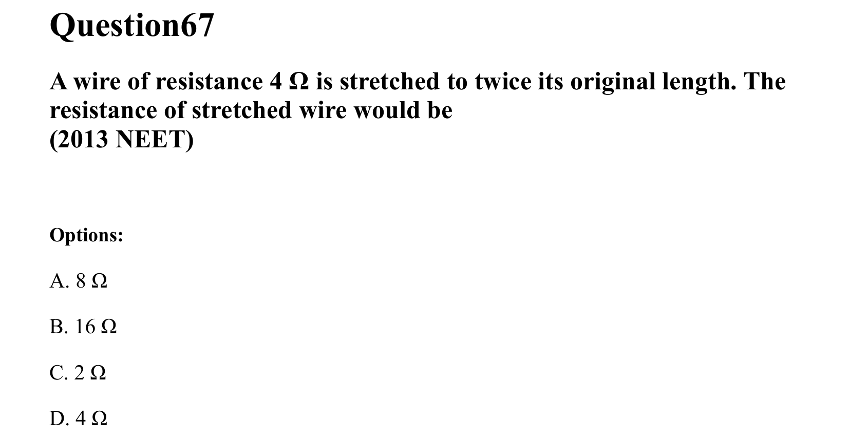 Current Electricity question 67